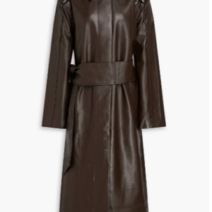 Belted trench coat