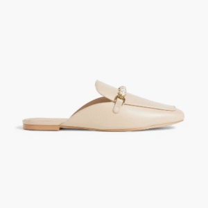 Perla embellished leather mules